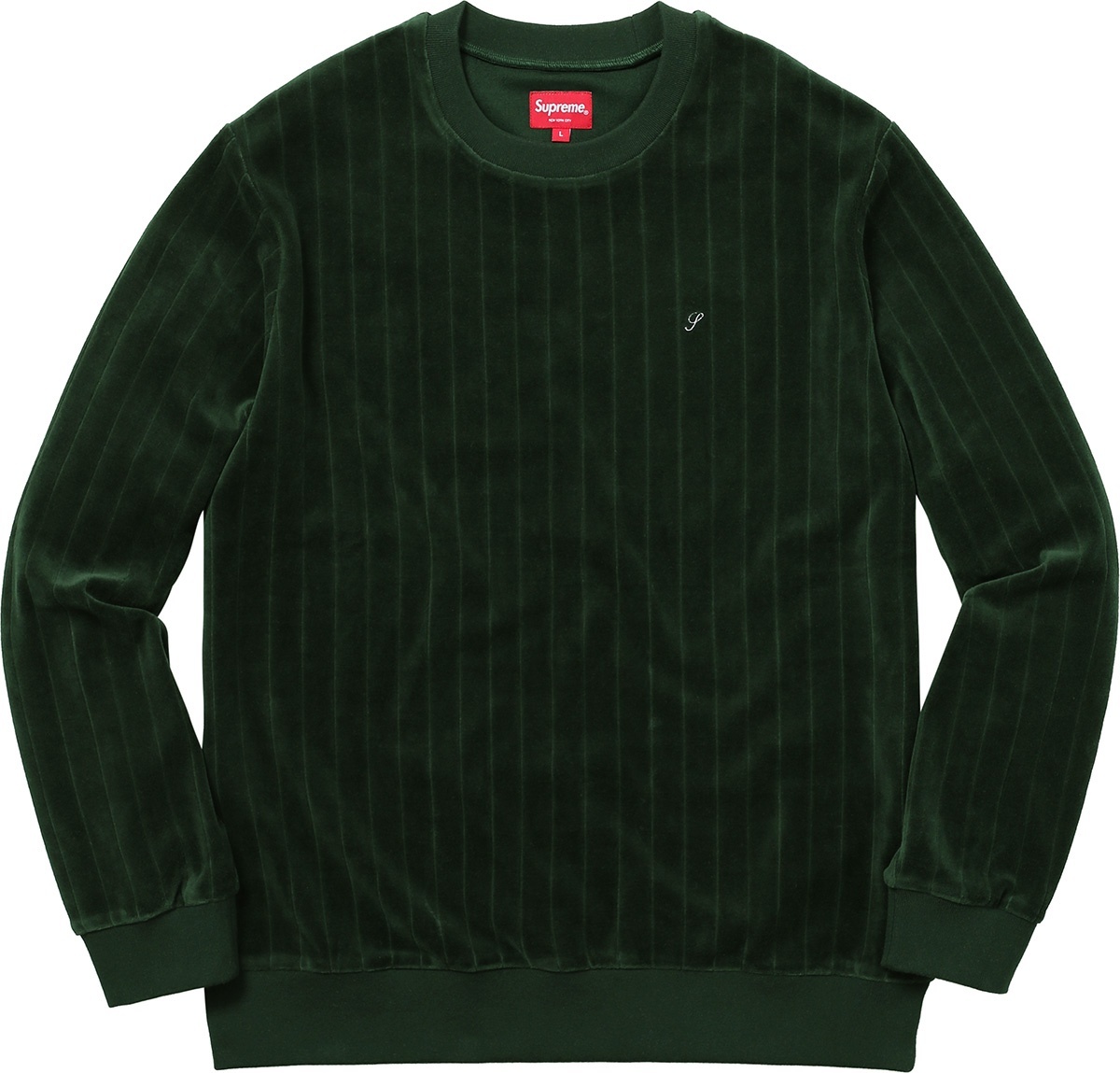 Ribbed Velour Crewneck view 2